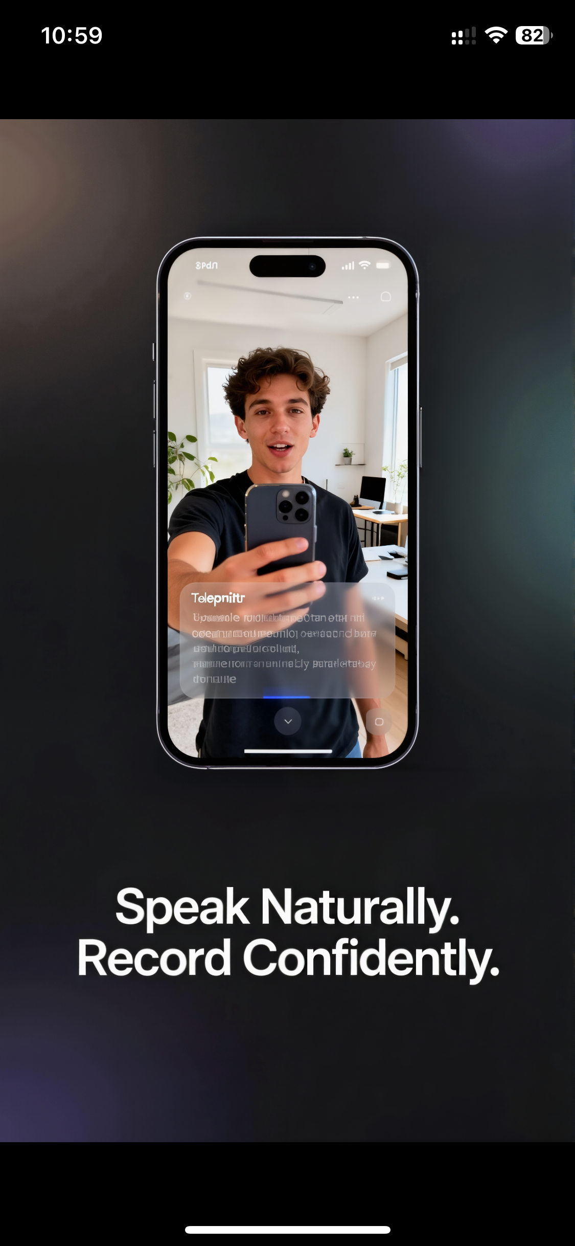 MyAIPrompter Main Interface
